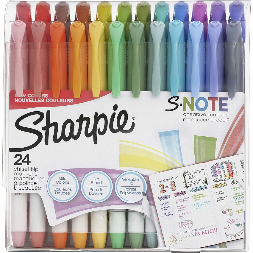 Sharpie S-Note Creative Markers, Chisel Tip (SAN2158059)