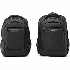 Samsonite Classic Business 2.0 Carrying Case (Backpack) for 13" to 15.6" Apple iPad Notebook, Tablet, Smartphone, Pen, Business Card, Accessories - Black (SML1412731041)