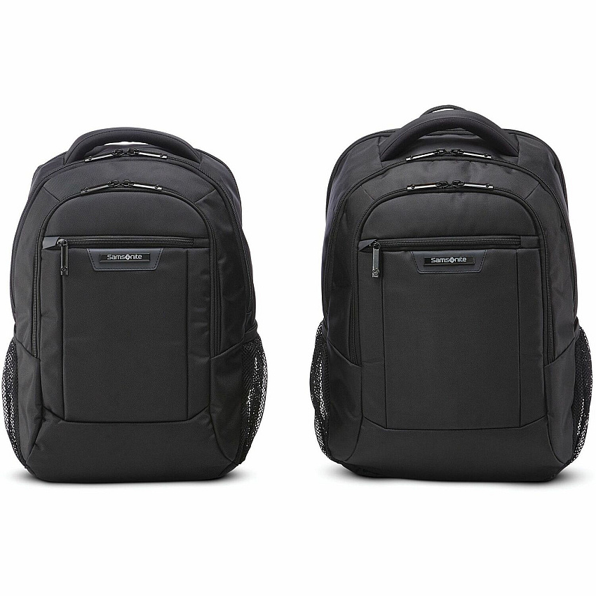 Samsonite Classic Business 2.0 Carrying Case (Backpack) for 13" to 15.6" Apple iPad Notebook, Tablet, Smartphone, Pen, Business Card, Accessories - Black (SML1412731041)