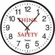 Skilcraft Think Safety Message Wall Clock (6986558)