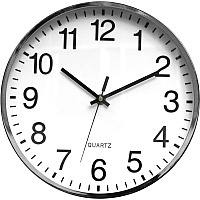 Victory Light Silent Chrome Wall Clock (VLUTC6646AC)