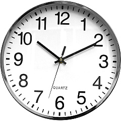 Victory Light Silent Chrome Wall Clock (VLUTC6646AC)