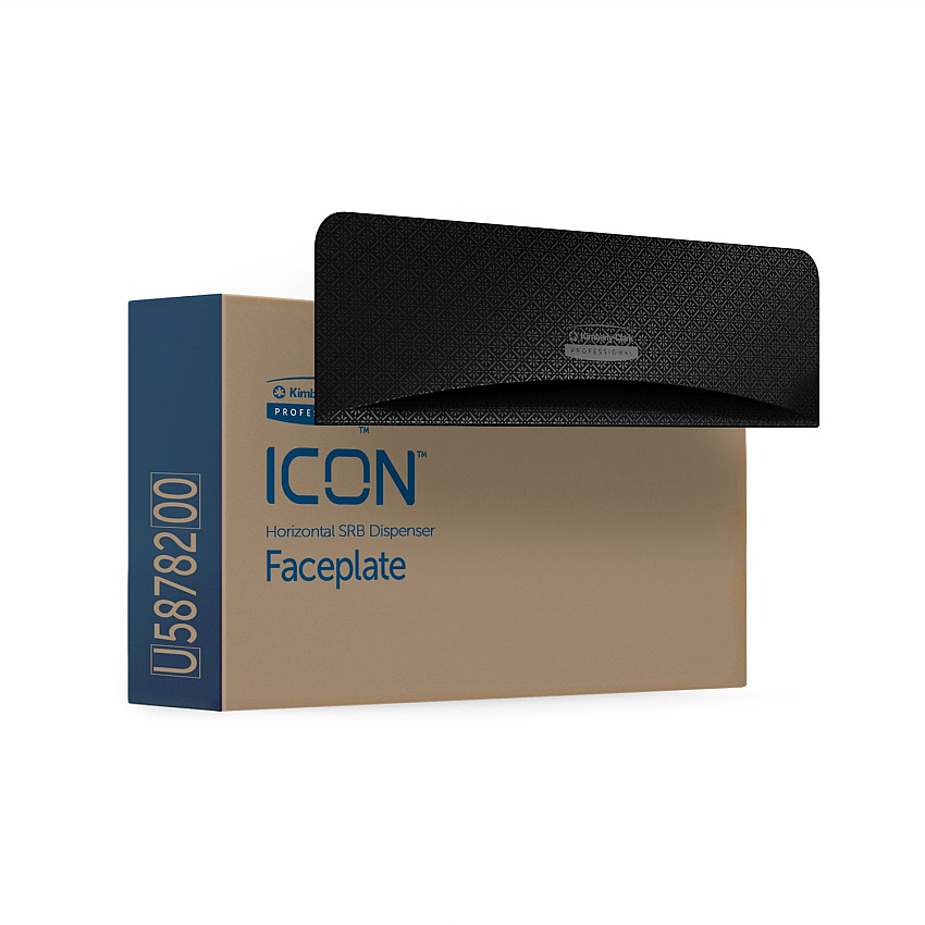 Kimberly-Clark Professional ICON Standard Roll Horizontal Toilet Paper Dispenser Faceplate (58782)
