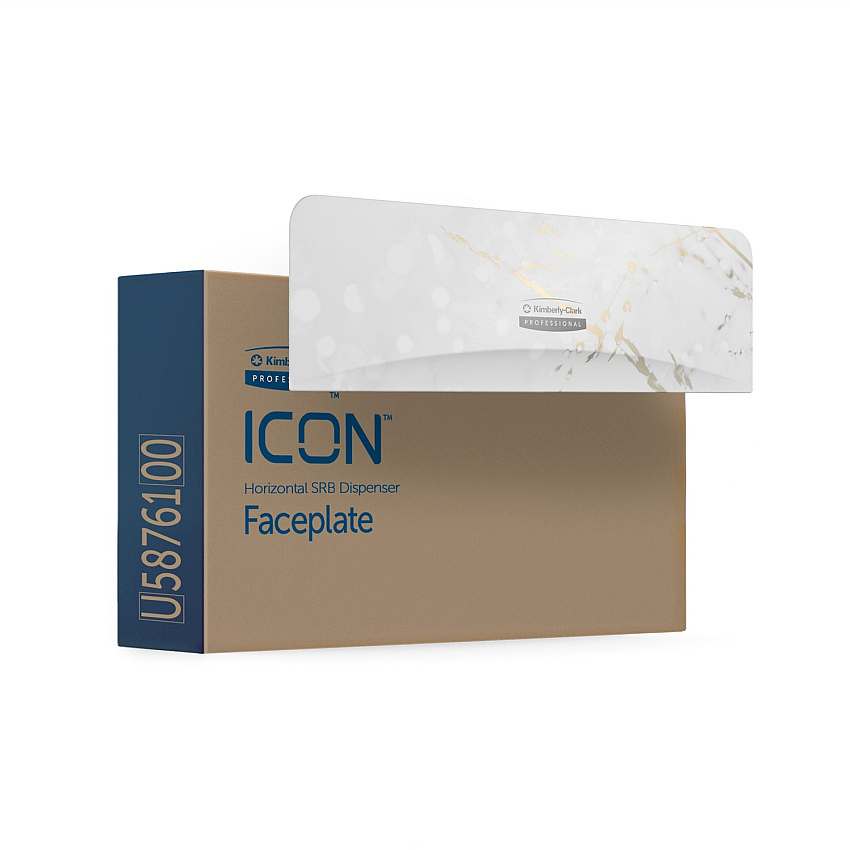Kimberly-Clark Professional ICON Standard Roll Horizontal Toilet Paper Dispenser Faceplate (58822)
