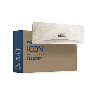 Kimberly-Clark Professional ICON Standard Roll Horizontal Toilet Paper Dispenser Faceplate (58792)