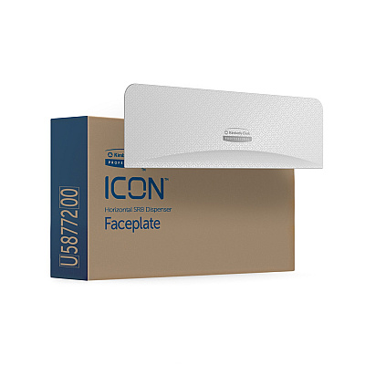 Kimberly-Clark Professional ICON Standard Roll Horizontal Toilet Paper Dispenser Faceplate (58772)