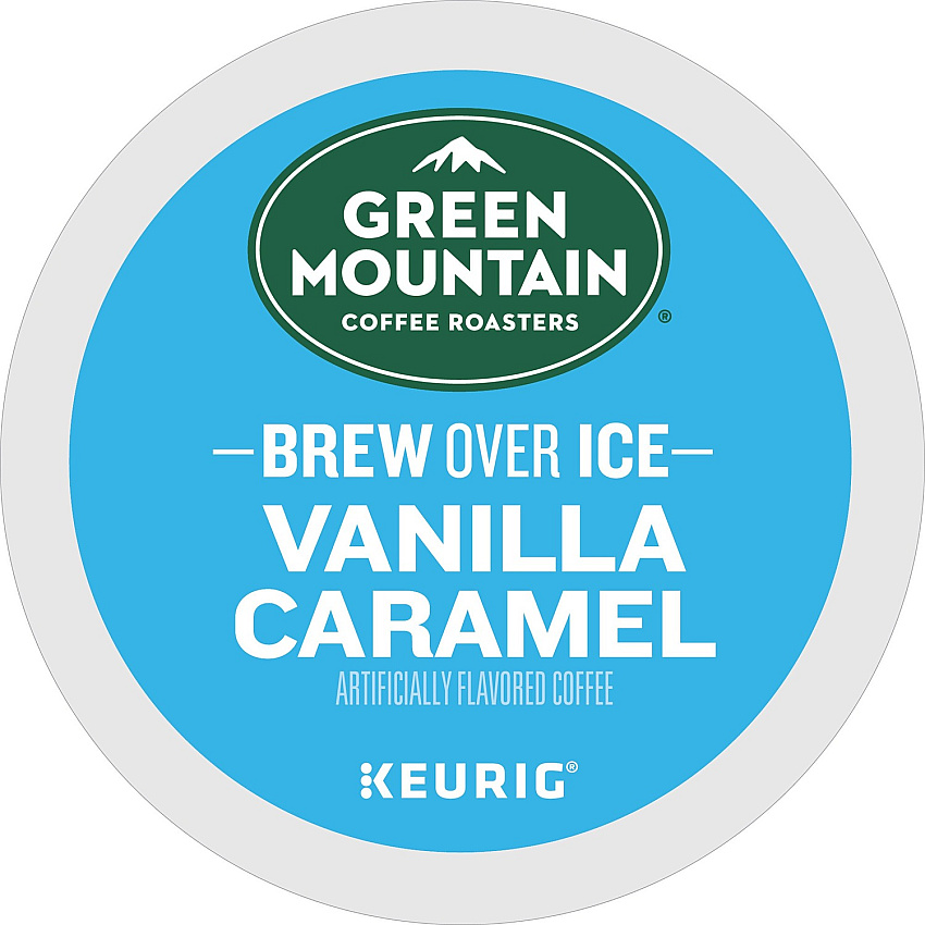 Green Mountain Coffee Roasters K-Cup Brew Over Ice Vanilla Caramel Coffee (GMT9028)