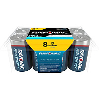 Rayovac High-Energy Alkaline D Batteries (RAY8138PP)