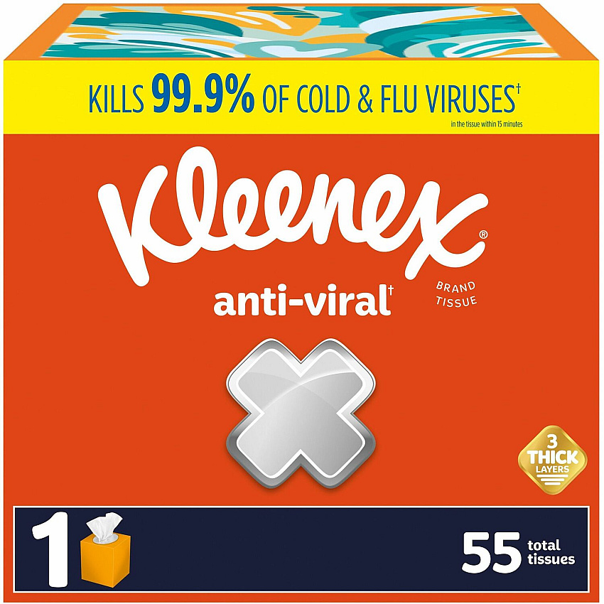 Kleenex Anti-viral Facial Tissue (KCC54505)