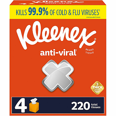 Kleenex Anti-viral Facial Tissue (KCC54506CT)