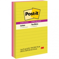 Post-it Super Sticky Multi-Pack Notes - Summer Joy Color Collection (6603SSJOY)