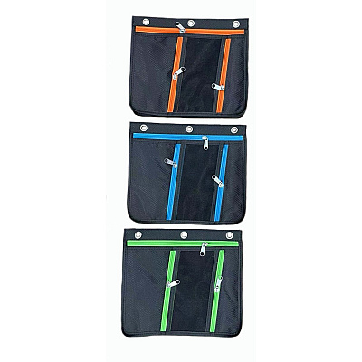 CLI Triple-pocket Pencil Pouches (LEO76395ST)