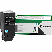 Lexmark 735 Original Laser Toner Cartridge - Cyan Pack (71C10C0)