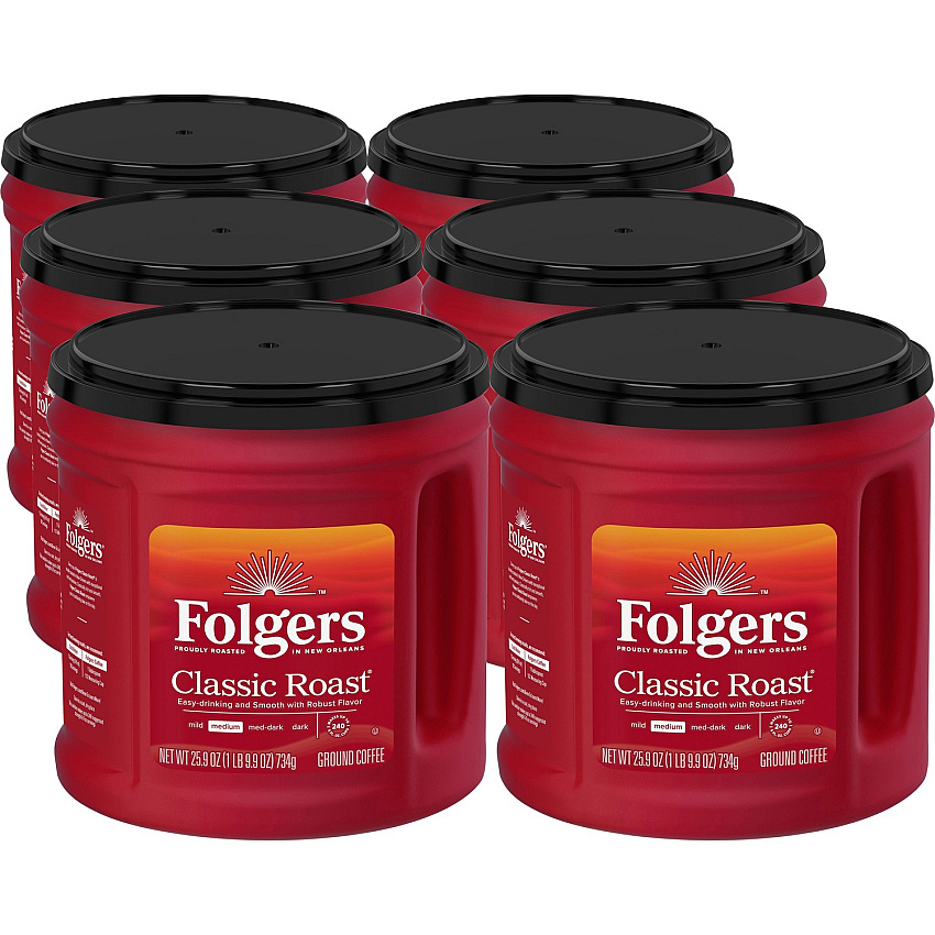Folgers Ground Classic Roast Coffee (FOL30407CT)