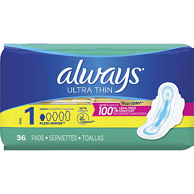 Always Ultra Thin Regular Pads with Wings (PGC30656)