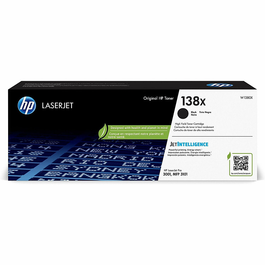HP 138X Original High Yield Laser Toner Cartridge - Black - 1 Each (HEWW1380X)