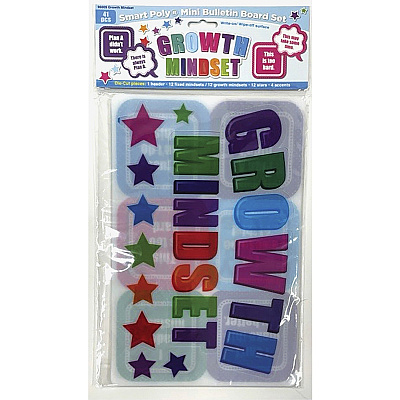 Ashley Smart Poly Growth Mindset Mini Bulletin Board Set (ASH96009)