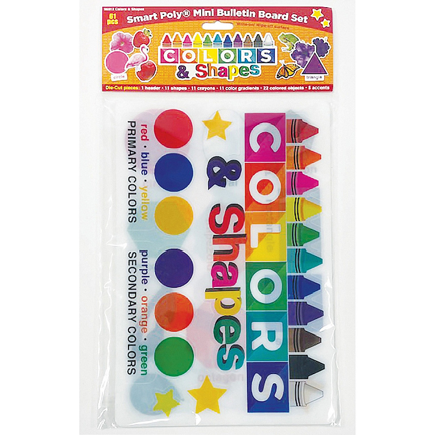 Ashley Colors & Shapes Bulletin Board Set (ASH96012)
