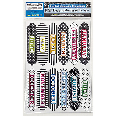 Ashley Magnetic Chalkboard Calendar Months (ASH19026)