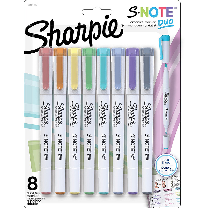 Sharpie S-Note Duo Dual-Tip Markers (SAN2154173)