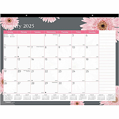 Brownline Monthly Floral Desk Pad (REDC193105)