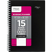 Mead Thicket Monthly Desk Pad Calendar, Compact, 17 3/4" x 11" (CRW42005)