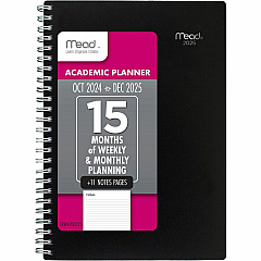 Mead Thicket Monthly Desk Pad Calendar, Compact, 17 3/4" x 11" (CRW42005)