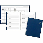 Mead 2026-2027 BIG PLANS Weekly Monthly Planner, Navy, Large, 8 1/2" x 11" (CRW63020)