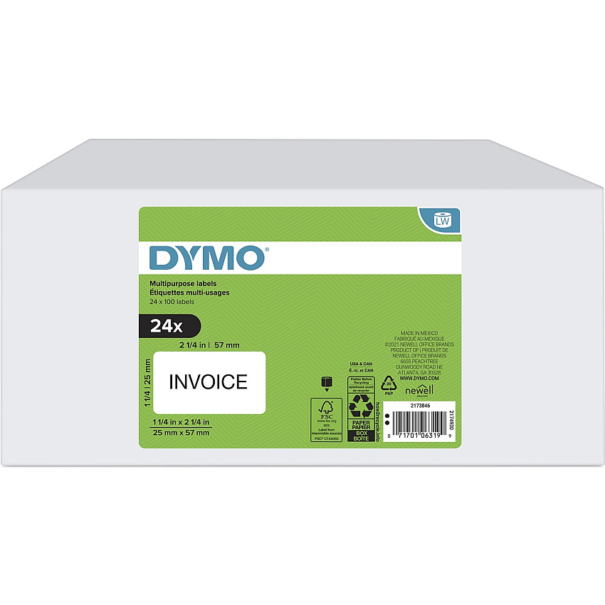 DYMO Multipurpose White Medium Labels (DYM2173846)
