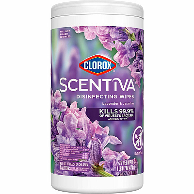 Clorox Scentiva Bleach-Free Disinfecting Wipes (CLO60040)