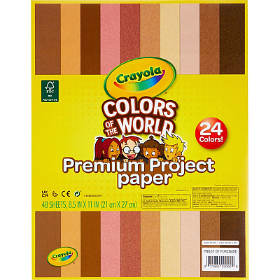 Crayola Colors of the World Construction Paper (CYO990091)