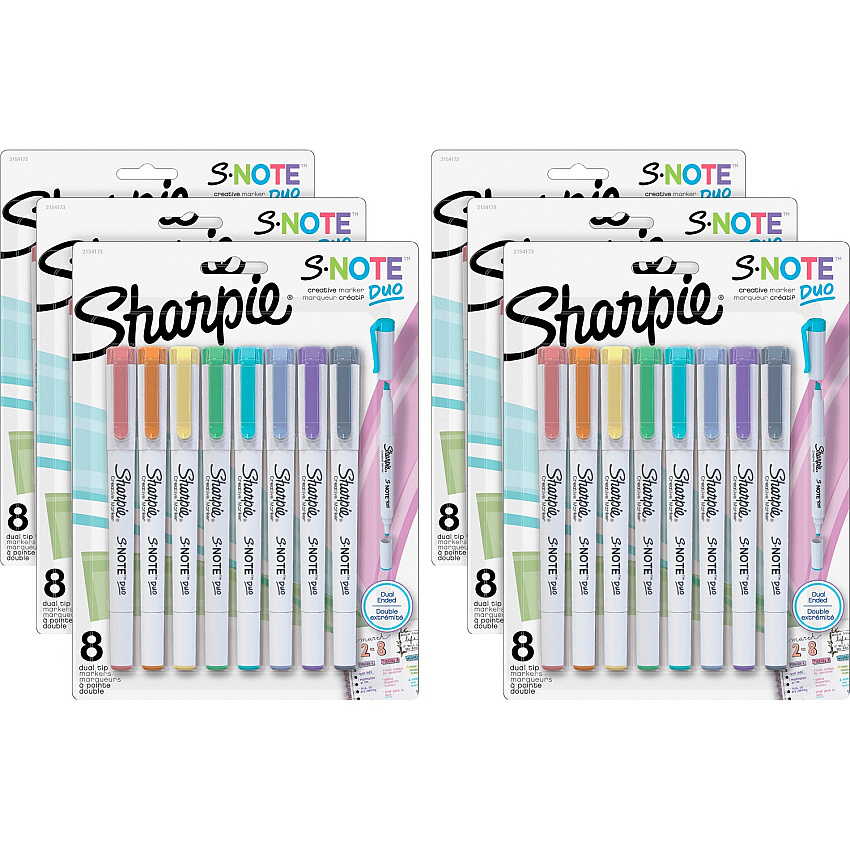 Sharpie S-Note Duo Dual-Tip Markers (SAN2154173BX)