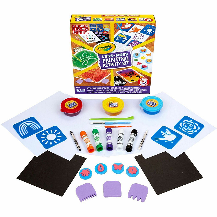 Crayola Less Mess Paint Set (CYO046941)