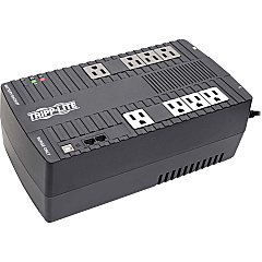 Tripp Lite 550VA 300W Line-Interactive UPS - 8 NEMA 5-15R Outlets, AVR, 120V, 50/60 Hz, USB, Desktop/Wall Mount (AVR550U)