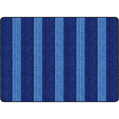 Flagship Carpets Basketweave Stripes Classroom Rug (FA100632FS)