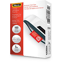 Fellowes Business Card Glossy Laminating Pouches (FEL52031)