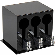 Mind Reader Cutlery Dispenser & Organizer (3CSTORBLK)