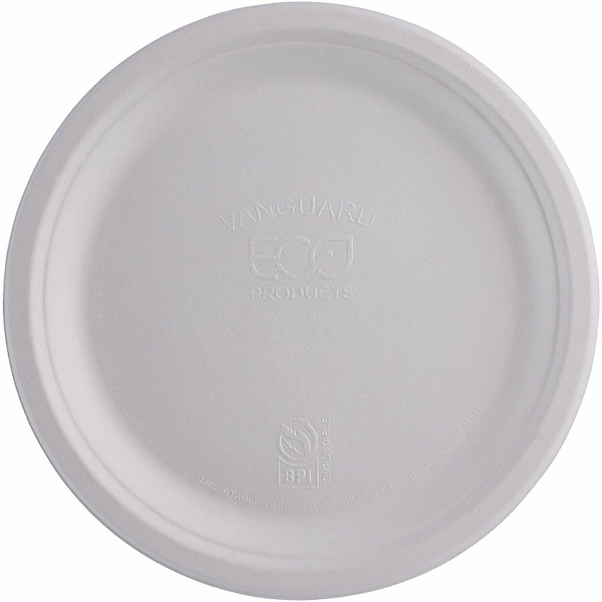 Eco-Products Vanguard 10" Sugarcane Plates (ECOEPP005NFA)