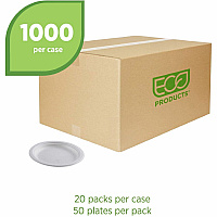 Eco-Products Vanguard 6" Sugarcane Plates (ECOEPP016NFA)