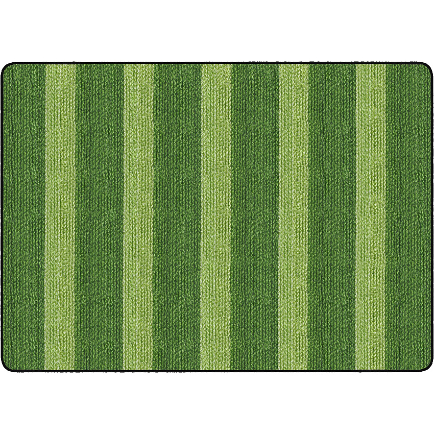 Flagship Carpets Basketweave Stripes Classroom Rug (FA100732FS)