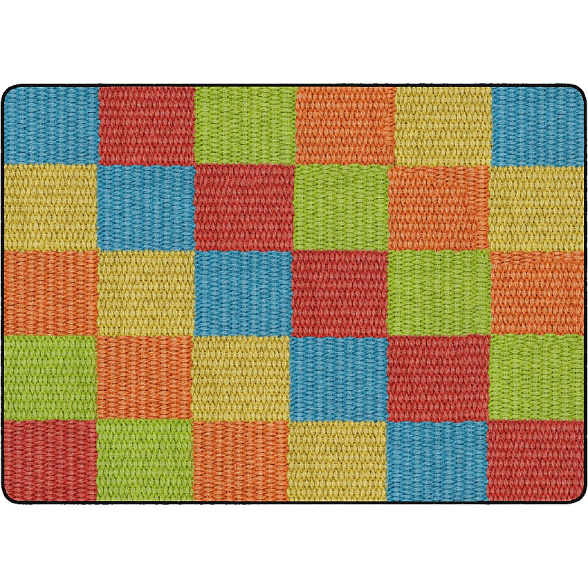 Flagship Carpets Basketweave Blocks Class Rug (FA100932FS)