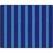 Flagship Carpets Basketweave Stripes Classroom Rug (FA100658FS)