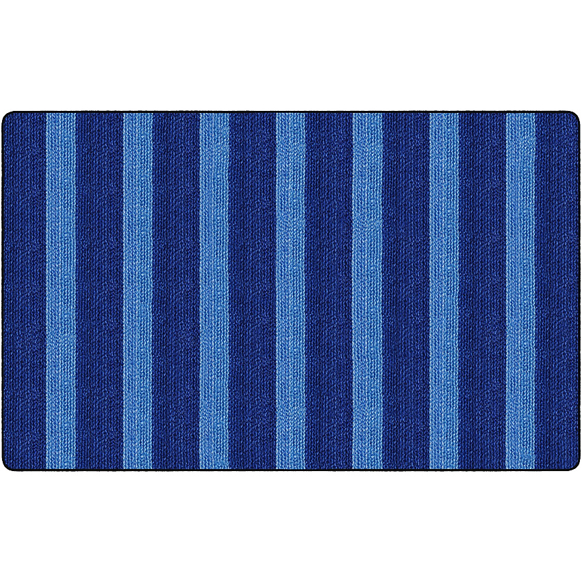 Flagship Carpets Basketweave Stripes Classroom Rug (FA100644FS)