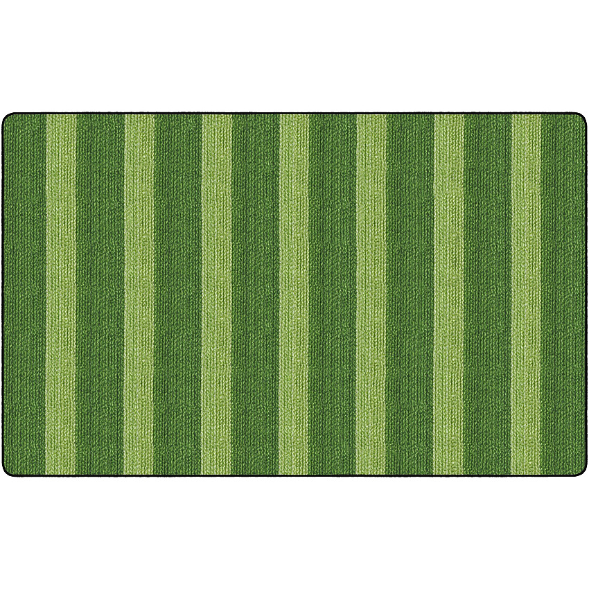 Flagship Carpets Basketweave Stripes Classroom Rug (FA100744FS)