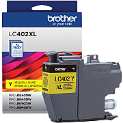 Brother LC402XL Original High (XL) Yield Inkjet Ink Cartridge - Yellow Pack (BRTLC402XLYS)