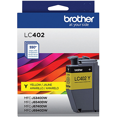 Brother LC402YS Original Inkjet Ink Cartridge - Yellow Pack