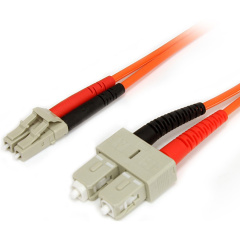 StarTech 2m Multimode Fiber Patch Cable Lc - Sc (FIBLCSC2)