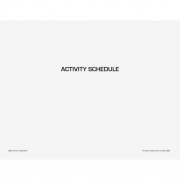 Unicor Flip Style Activity Schedule Calendar (6650583)