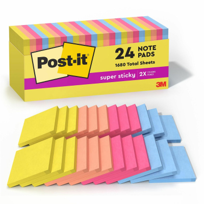 Post-it Super Sticky Notes (65424SSJOYCP)