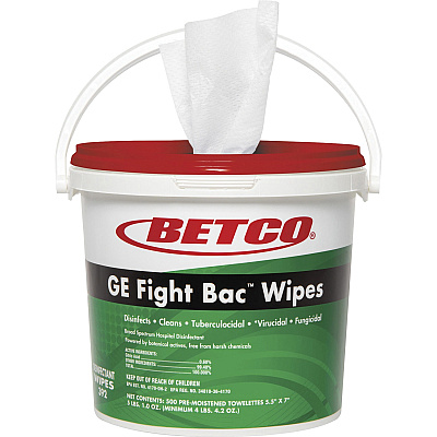 Betco GE Fight Bac Disinfectant Wipes (BET3920100CT)